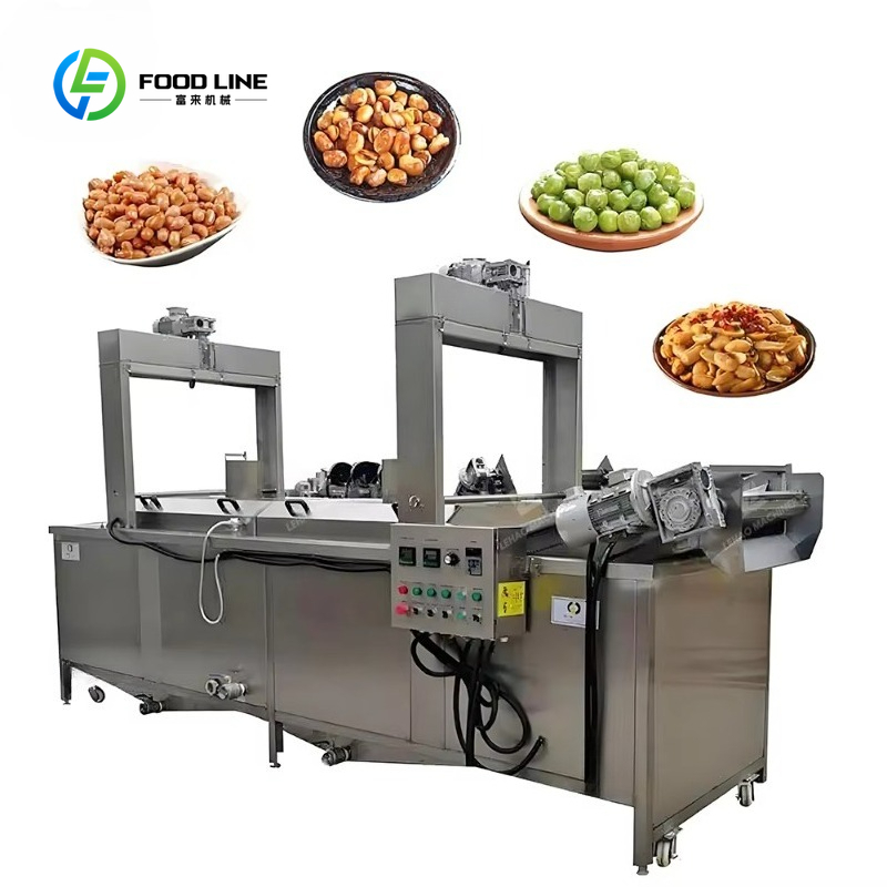 Food Snacks Easy - Customized Easy Operation Continuous Frying Machine