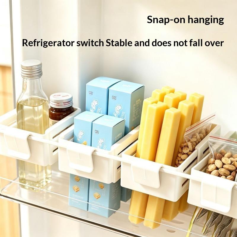 Food Snacks Easy - Easy Install Refrigerator Side Door Storage