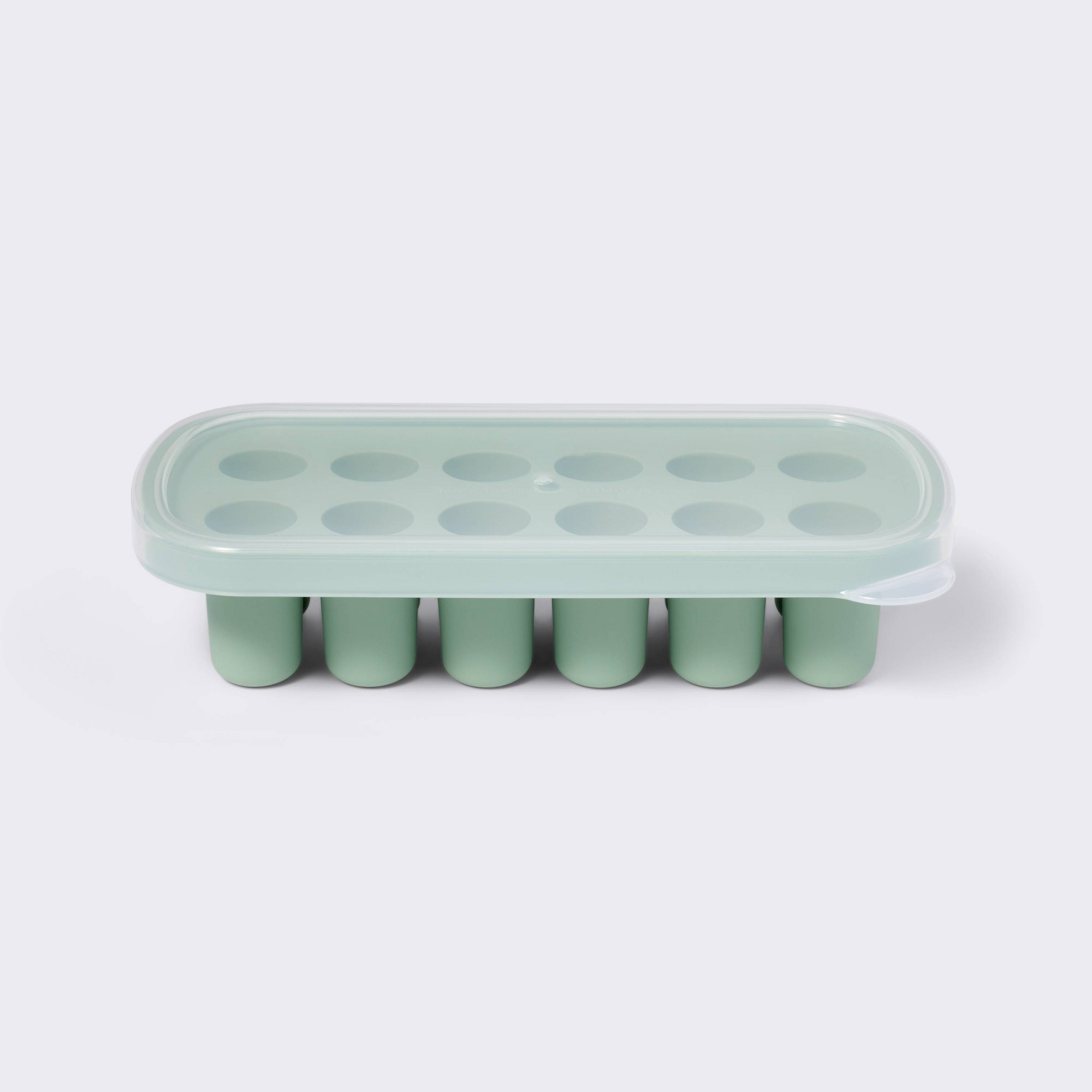 Food Snacks Easy - Green Baby Food Freezer Tray, Flexible