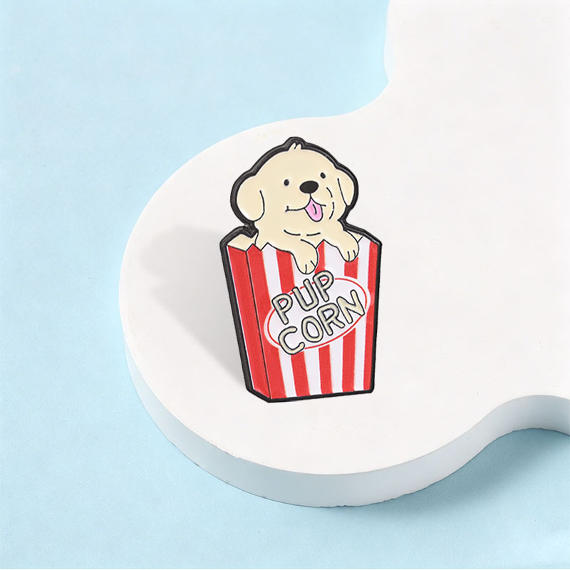 Pupcorn Puppy Popcorn Cartoon  - Zinc Food Snacks 评论和价格