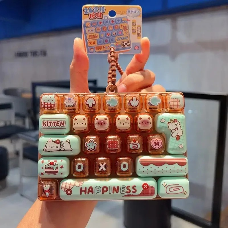 /-Candy Color Keycap Keychain  - Spicy Food Snacks 评论和价格