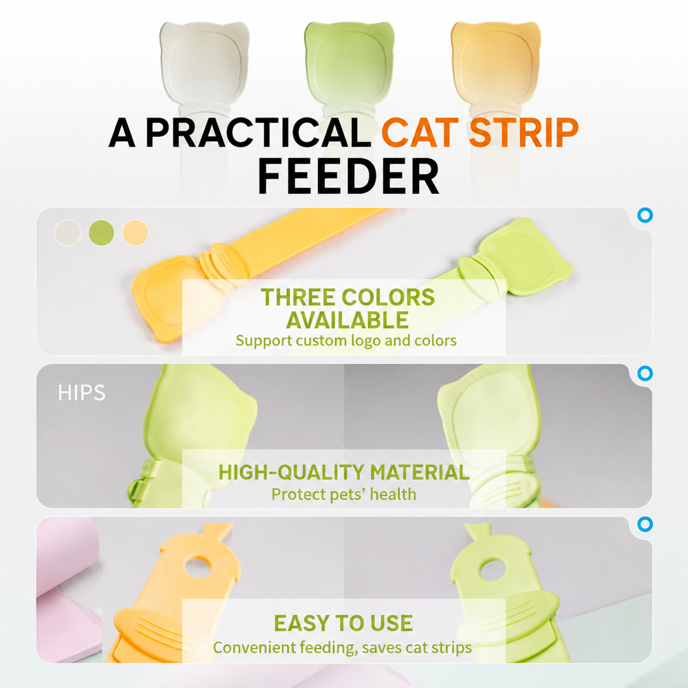 1/3PCS Cat Treat Feeder Spoon  - Food Snacks Easy 评论和价格