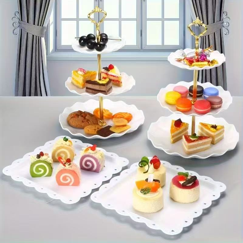 1/3/4/5PCS Decorative Food Tra - Food Snacks Easy 评论和价格