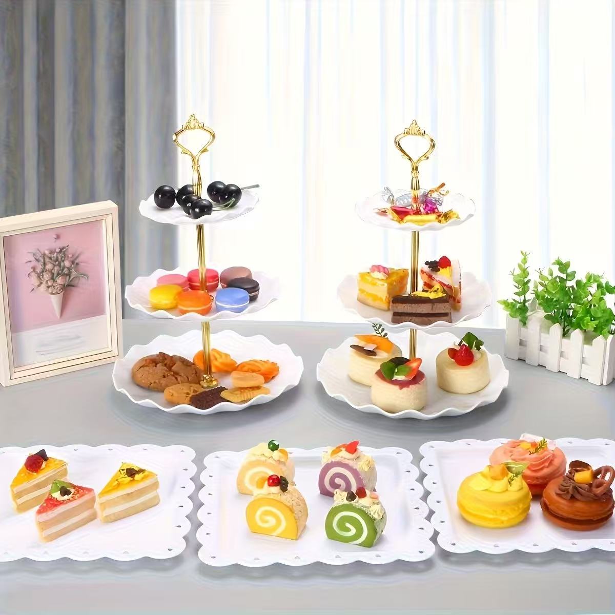 1/3/4/5PCS Decorative Food Tra - Food Snacks Easy 评论和价格