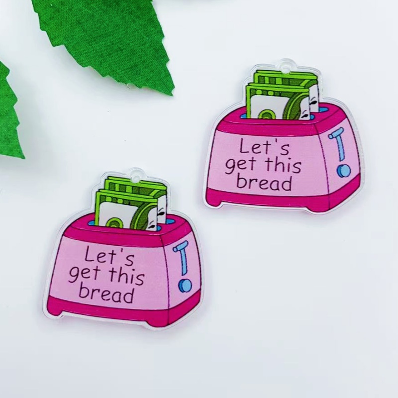 10 pieces of acrylic cartoon c - Food Snacks To Make 评论和价格