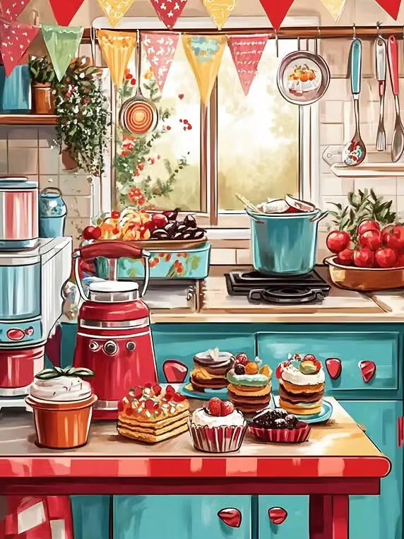 Diamond Painting Scenery Fruit - Fruit Roll Up 评论和价格