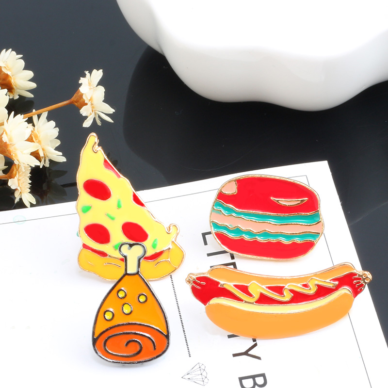 13 Style Snack Brooch Burger P - Zinc Food Snacks 评论和价格