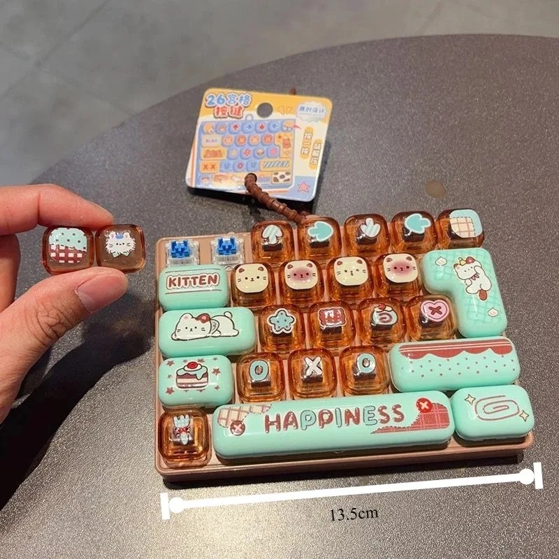 Candy Color Keycap Keychain Cu - Spicy Food Snacks 评论和价格