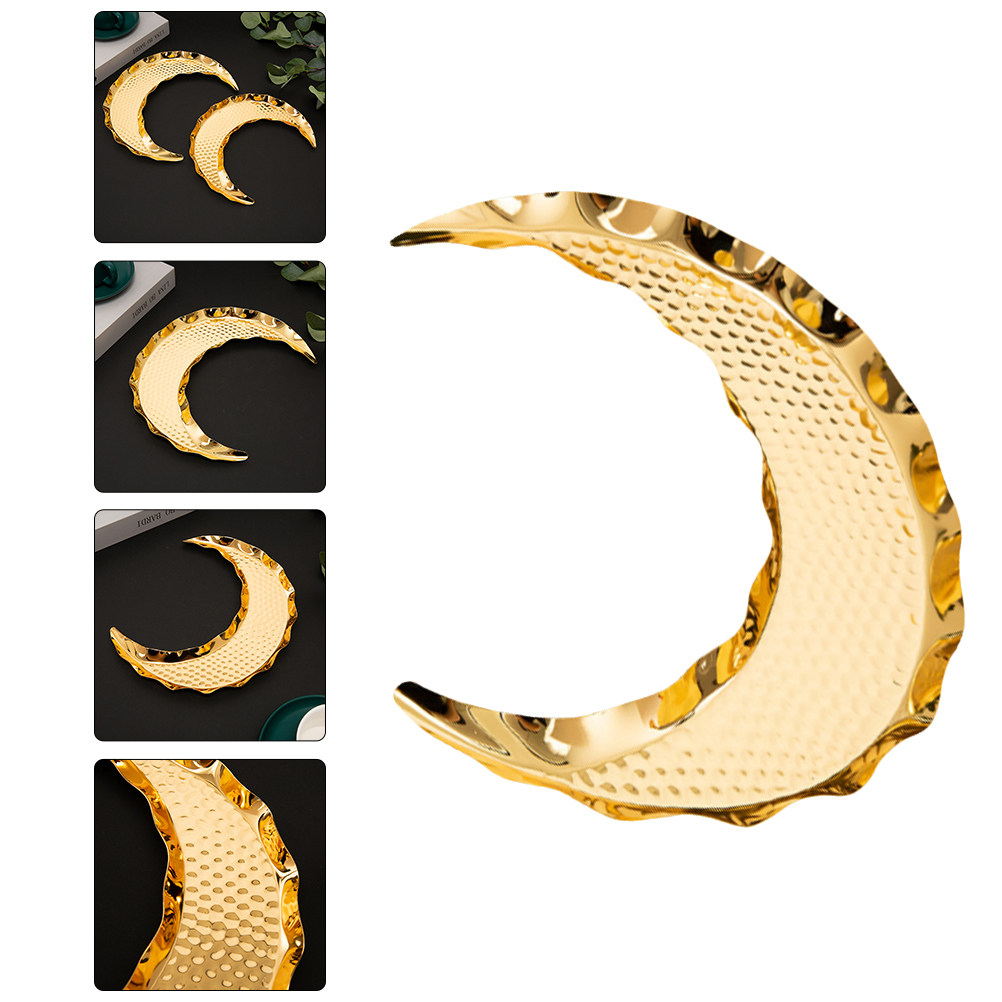1Pcs Moon Shape Zinc-Alloy Foo - Zinc Food Snacks 评论和价格