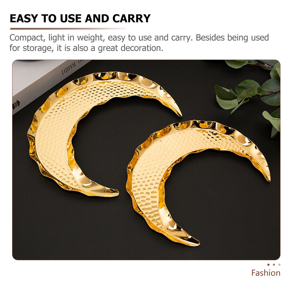 1Pcs Moon Shape Zinc-Alloy Foo - Zinc Food Snacks 评论和价格
