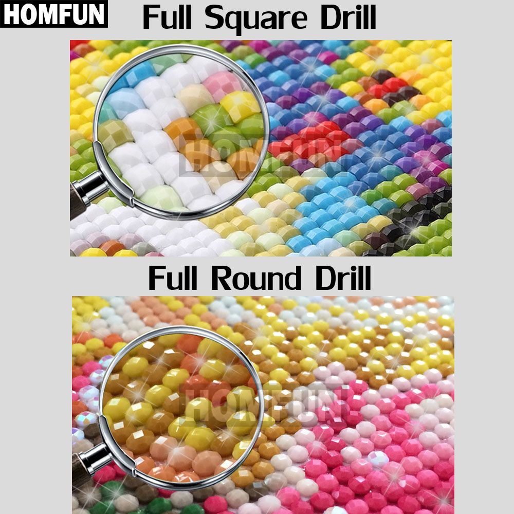 HOMFUN Full Square/Round Drill - Fruit Roll Up 评论和价格