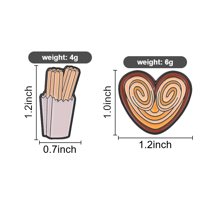 Heart Shaped Spiral Churros Bi - Zinc Food Snacks 评论和价格
