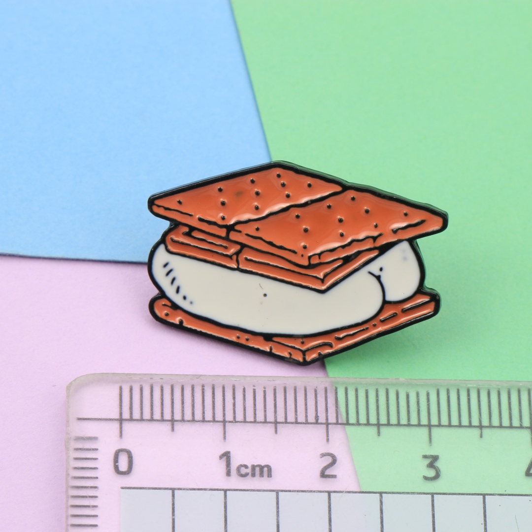 Cartoon S'mores Marshmallow Cr - Zinc Food Snacks 评论和价格